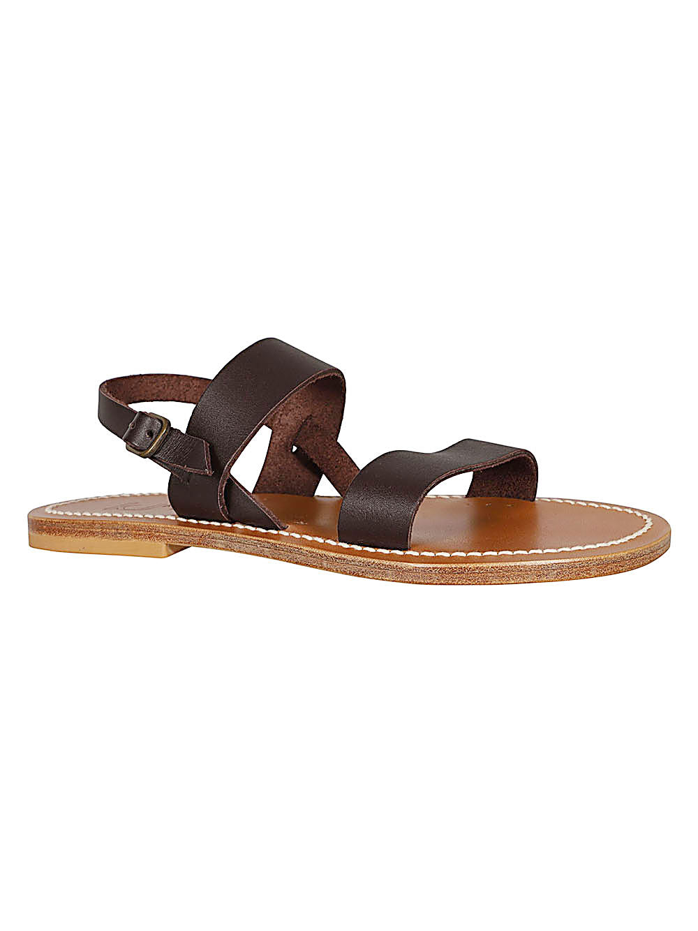 K Jacques St Tropez Sandals LUGGAGE