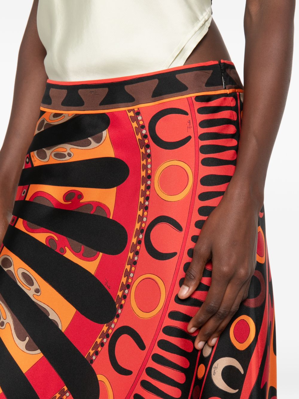 PUCCI Skirts ORANGE
