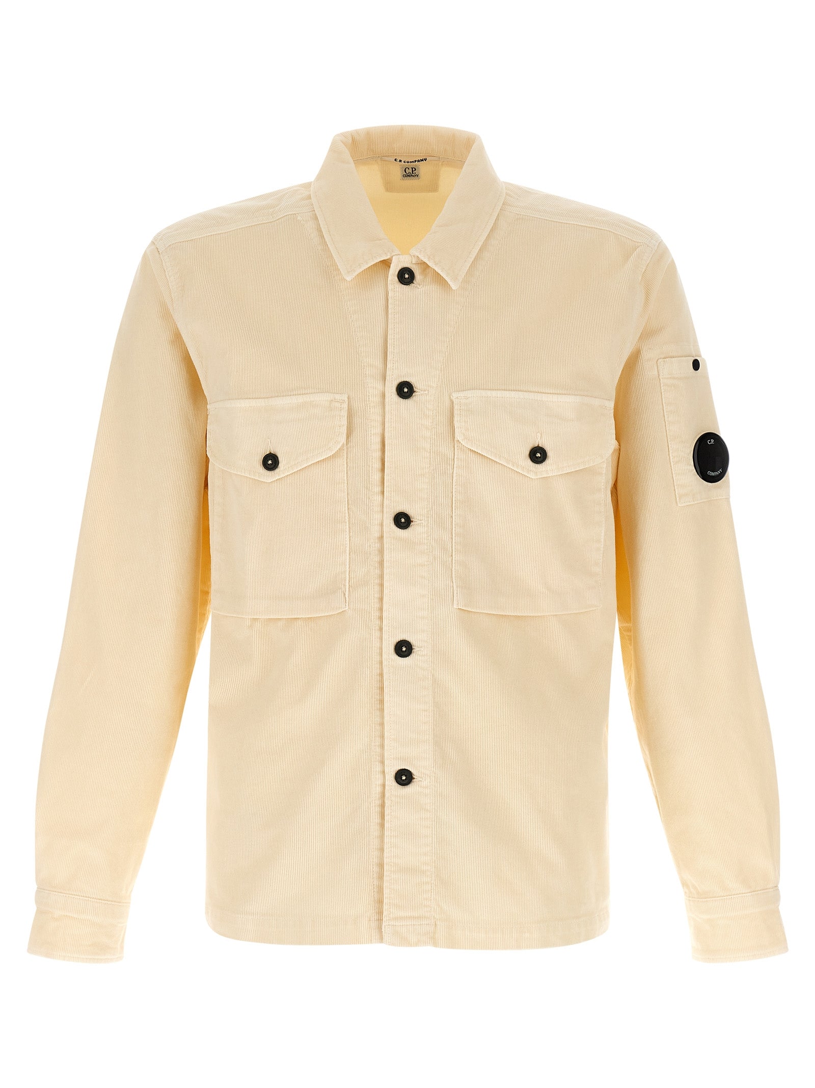 C.p. Company Ribbed Velvet Overshirt
