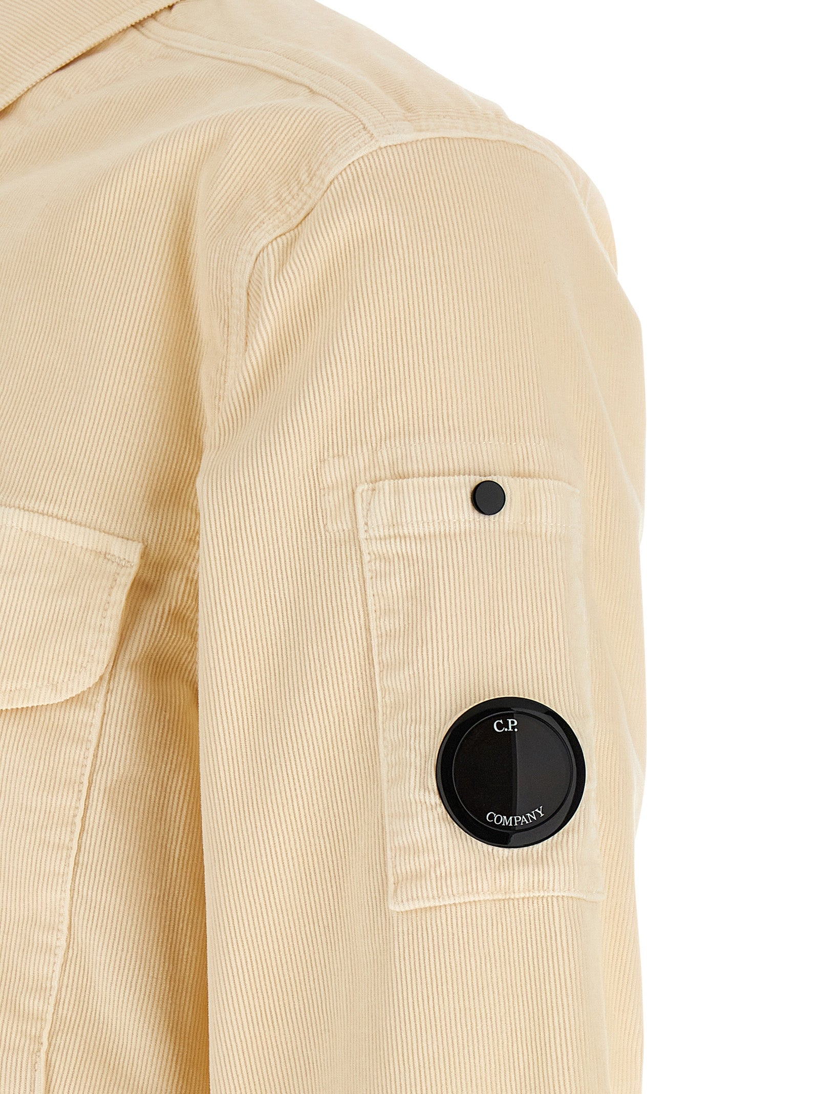 C.p. Company Ribbed Velvet Overshirt