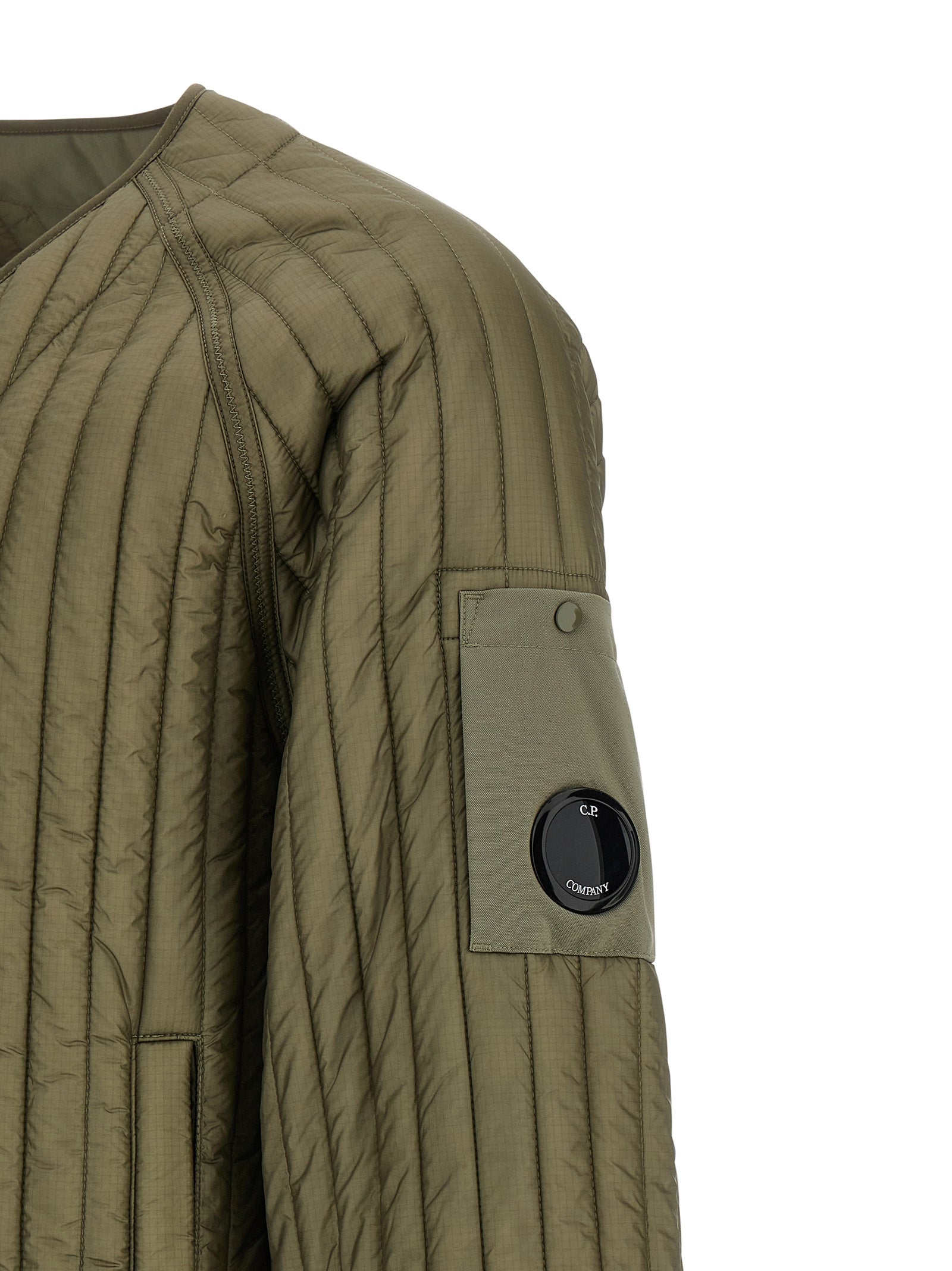 C.p. Company Ribbed Down Jacket