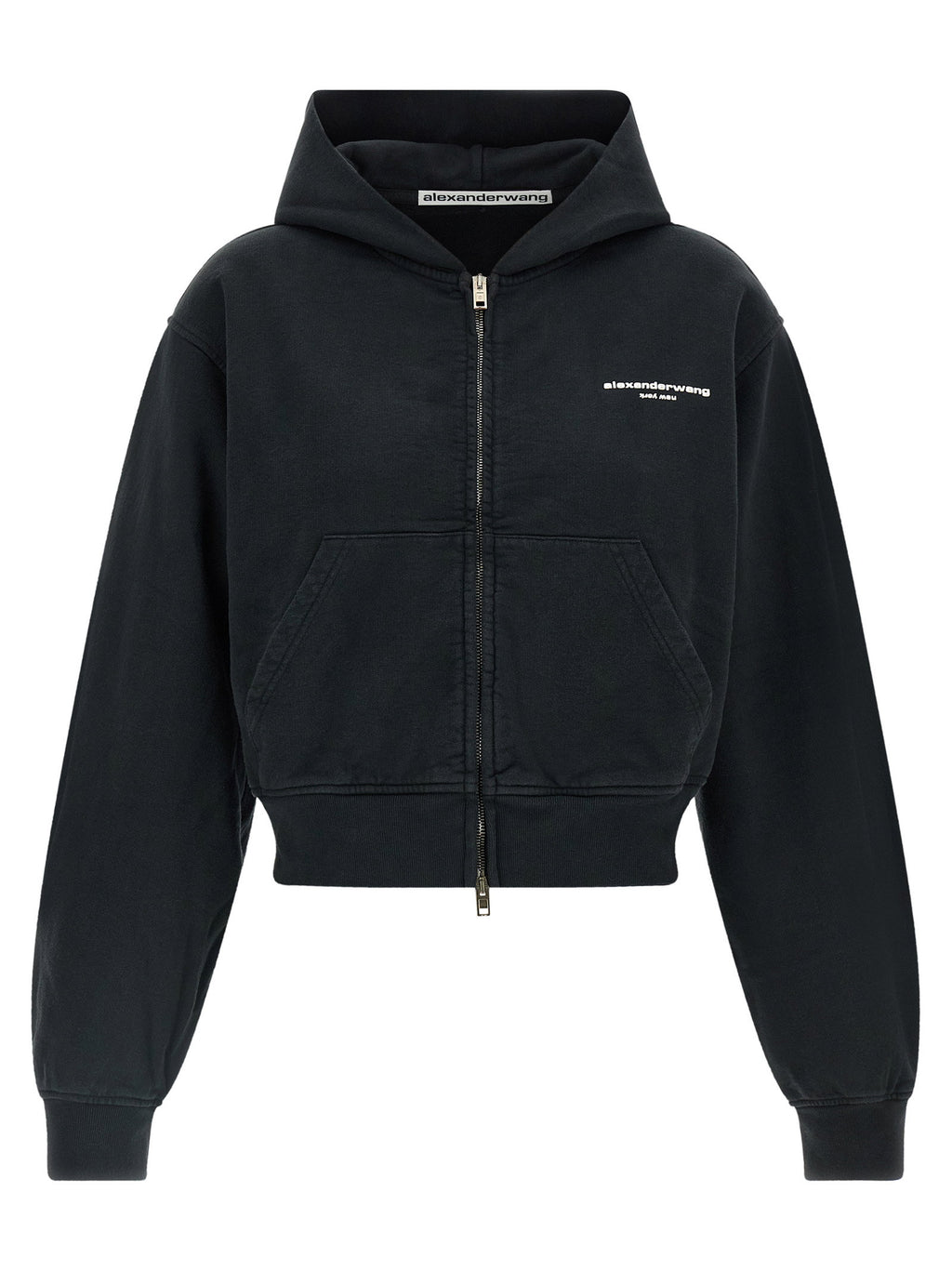 Alexander Wang Zip-up Hoodie Sweatshirt