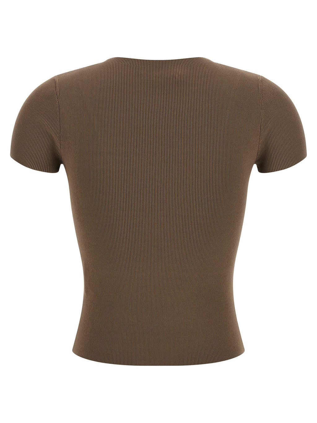 Alexander Wang Ribbed T-shirt With Logo