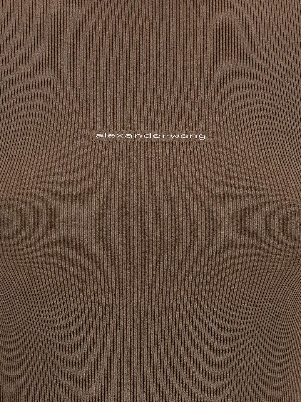 Alexander Wang Ribbed T-shirt With Logo