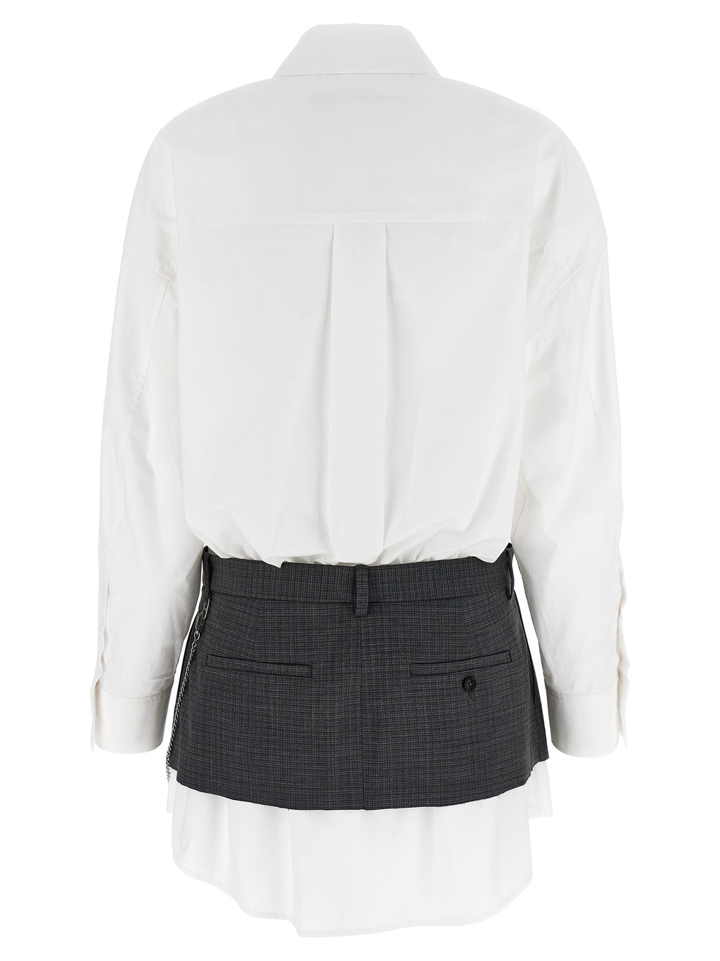 Alexander Wang Pre-styled Shirt Dress W Chain Dress