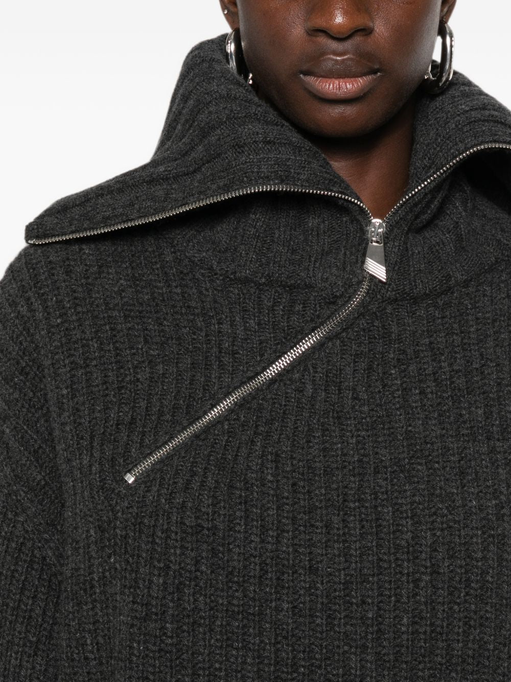 THE ATTICO Sweaters DARK GREY