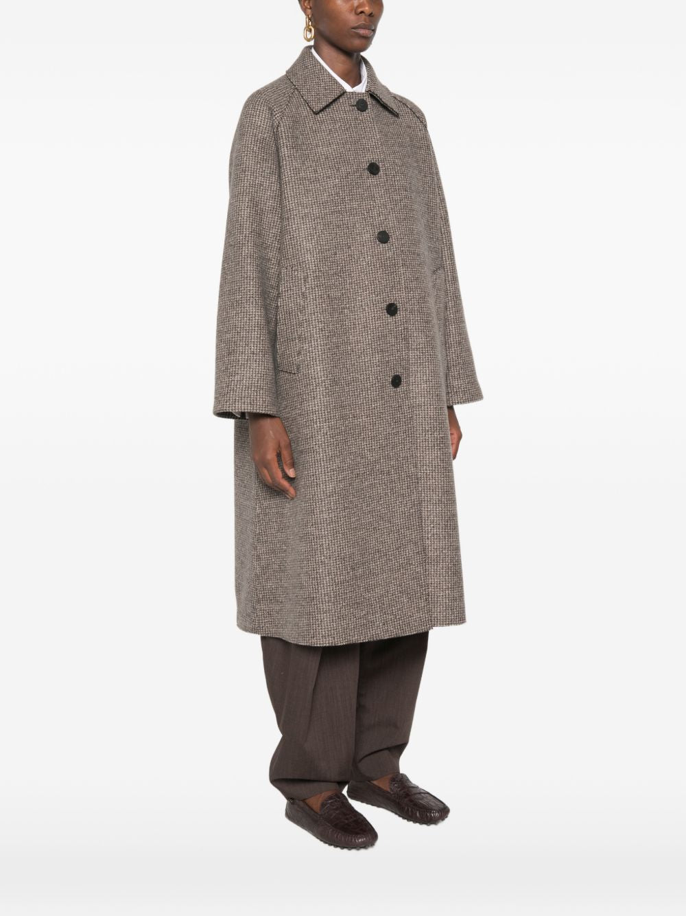 HARRIS WHARF LONDON Coats ECRU