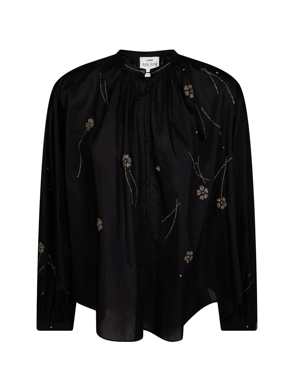 Forte Forte Shirts BLACK