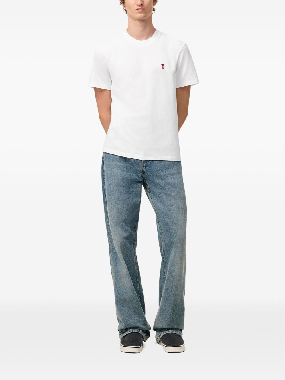 AMI PARIS T-shirts and Polos WHITE