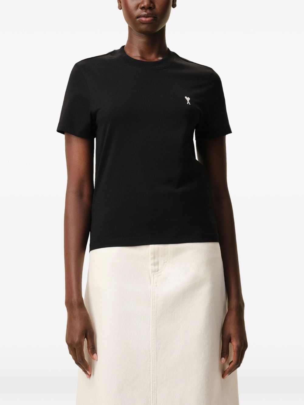 AMI PARIS T-shirts and Polos BLACK