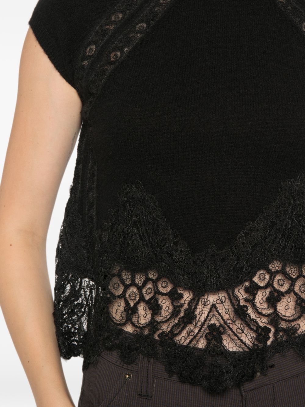 Ermanno Scervino Top BLACK