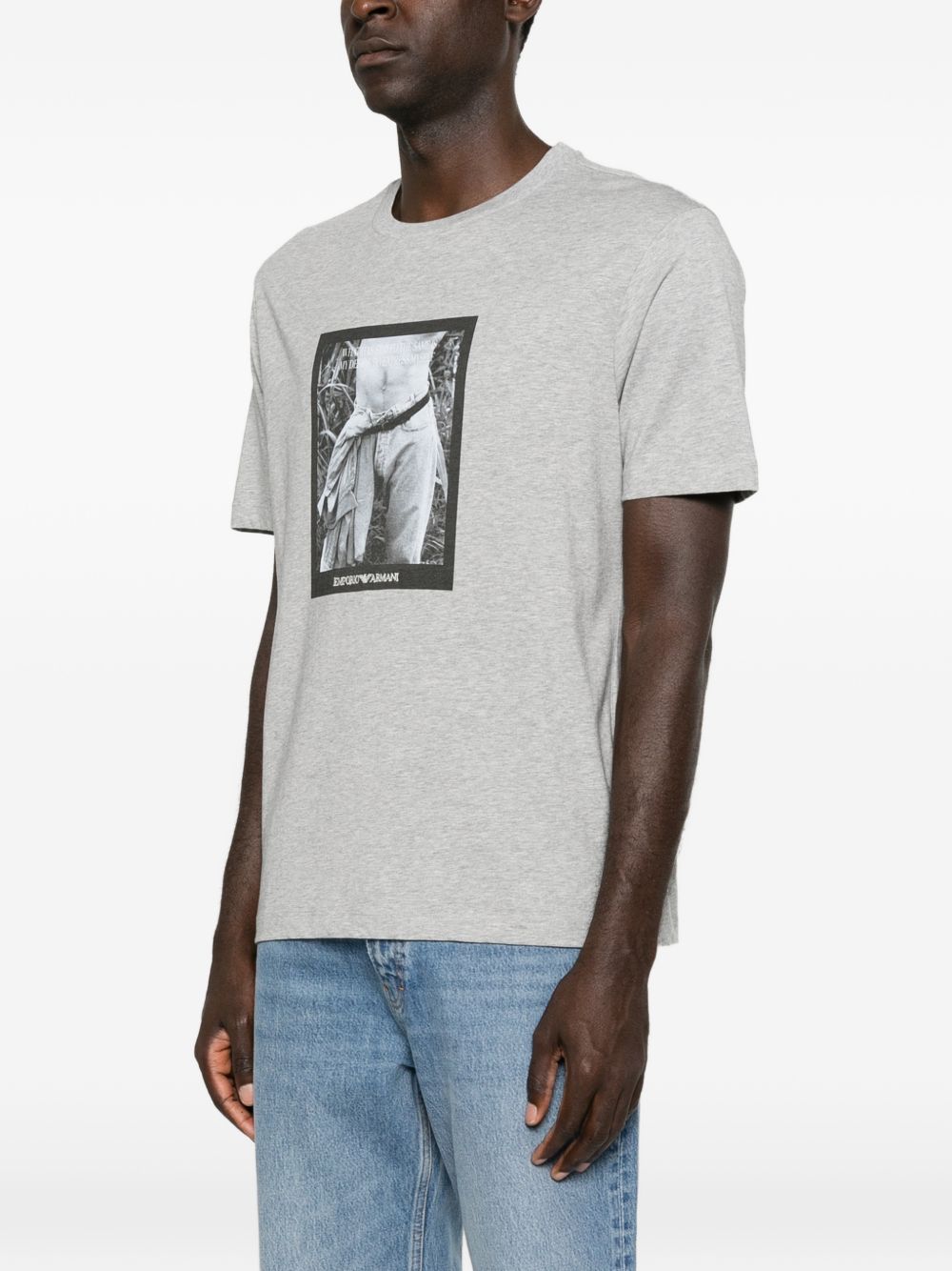 EMPORIO ARMANI CAPSULE T-shirts and Polos GREY