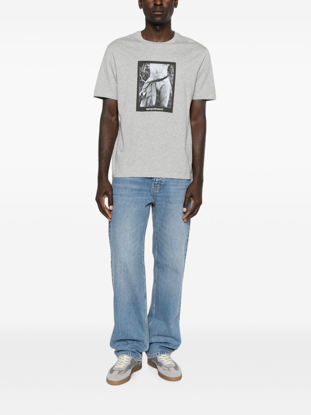 EMPORIO ARMANI CAPSULE T-shirts and Polos GREY