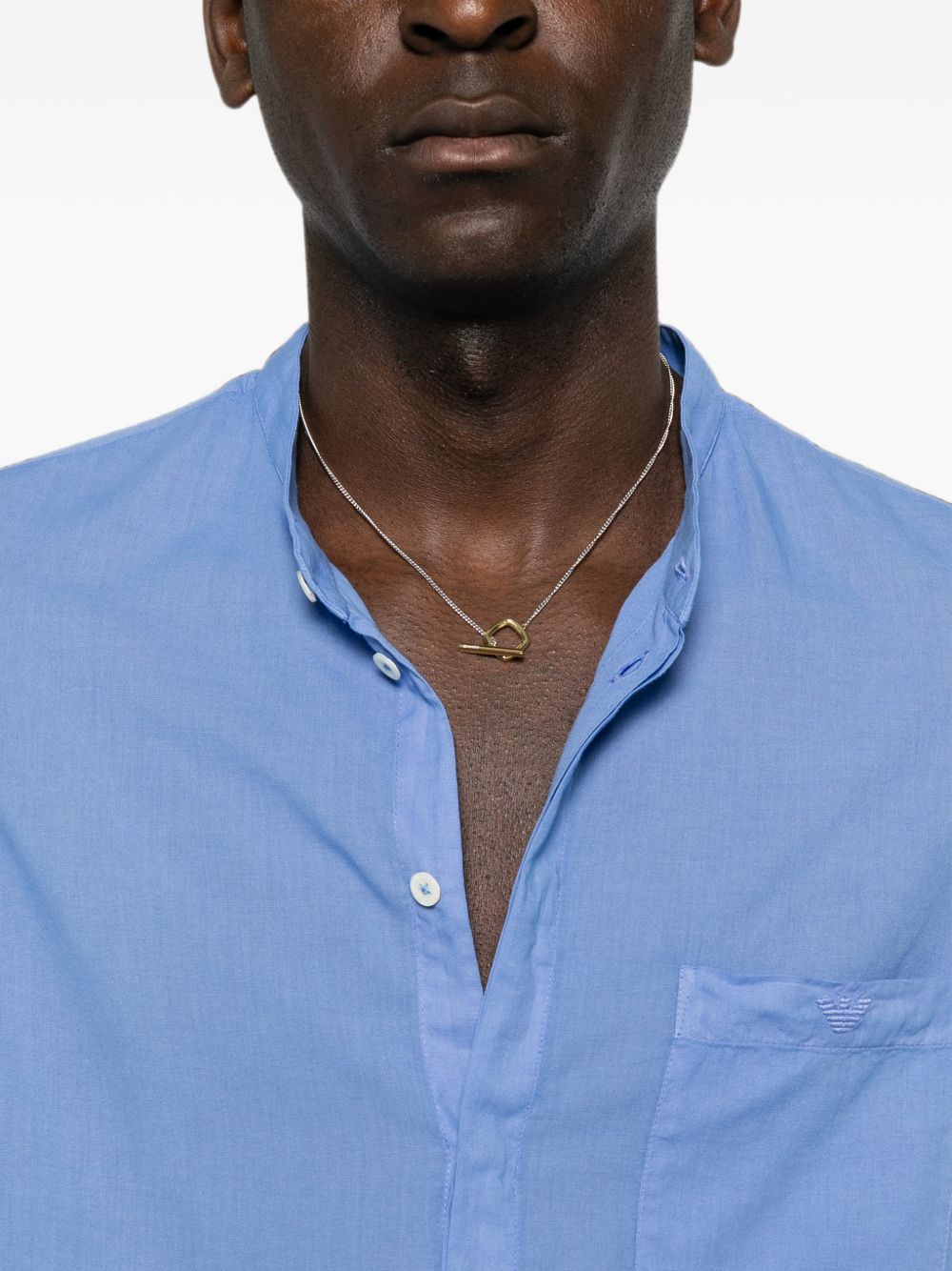 Emporio Armani Shirts LIGHT BLUE