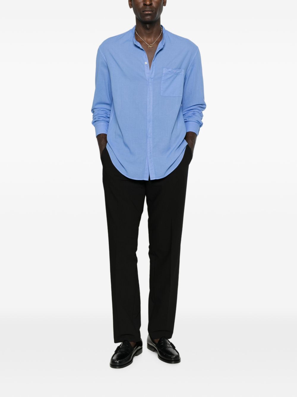 Emporio Armani Shirts LIGHT BLUE