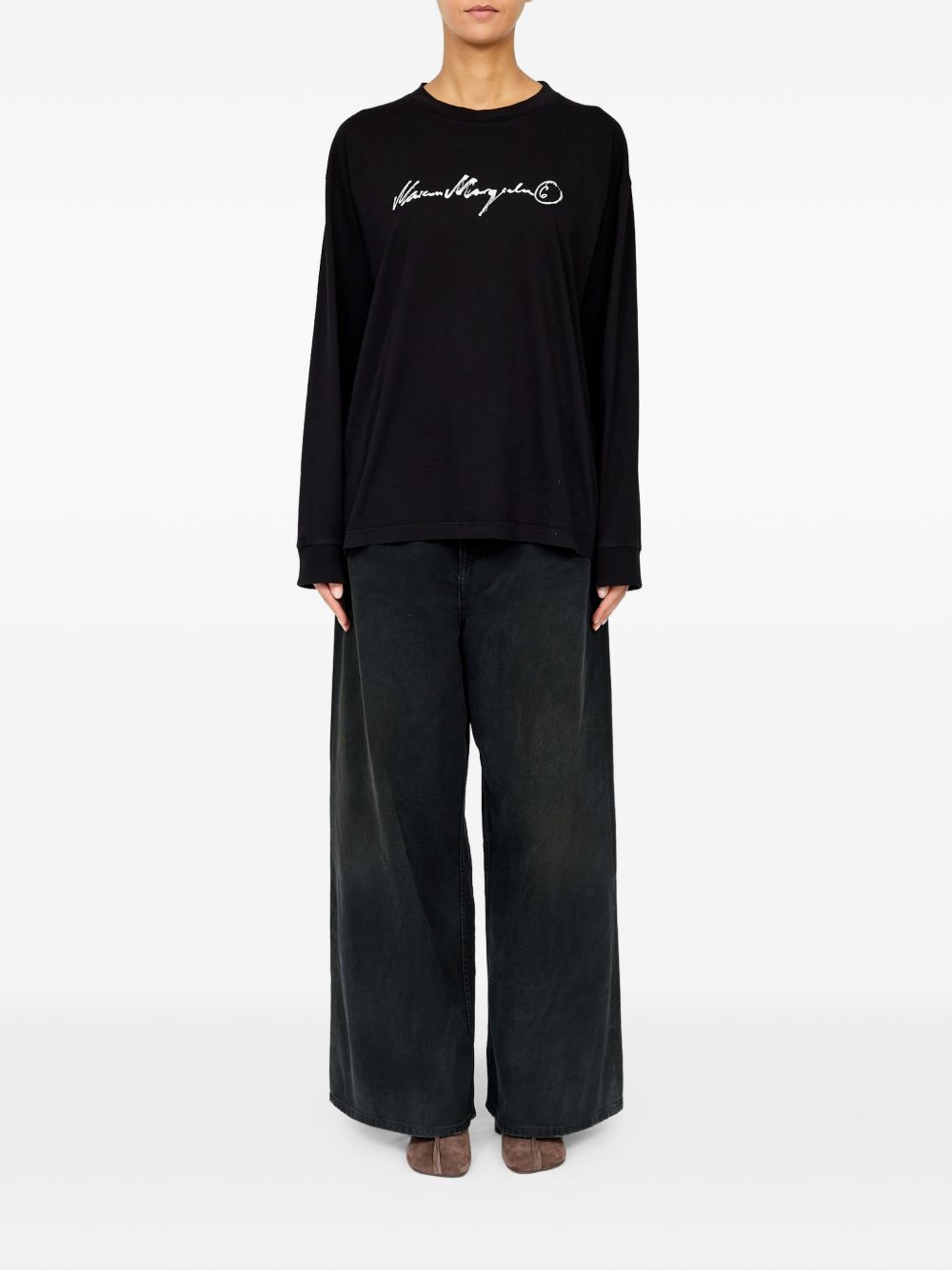 MM6 Maison Margiela T-shirts and Polos BLACK