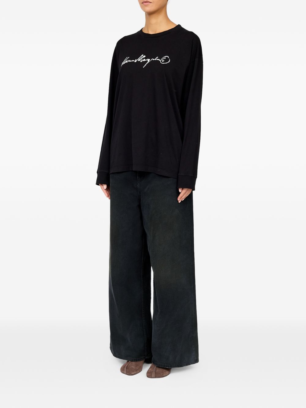 MM6 Maison Margiela T-shirts and Polos BLACK