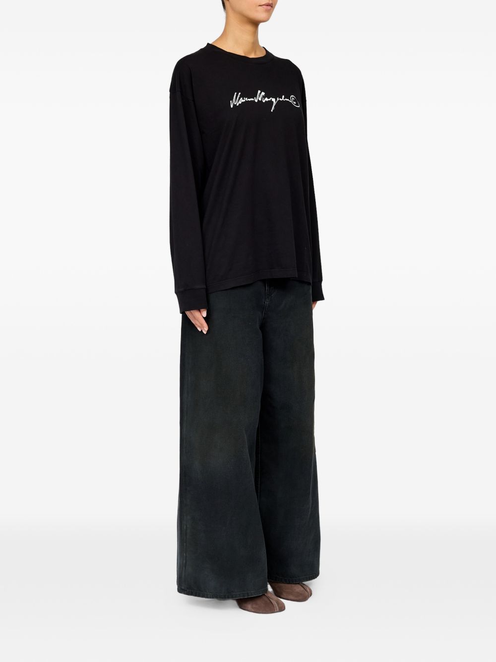 MM6 Maison Margiela T-shirts and Polos BLACK