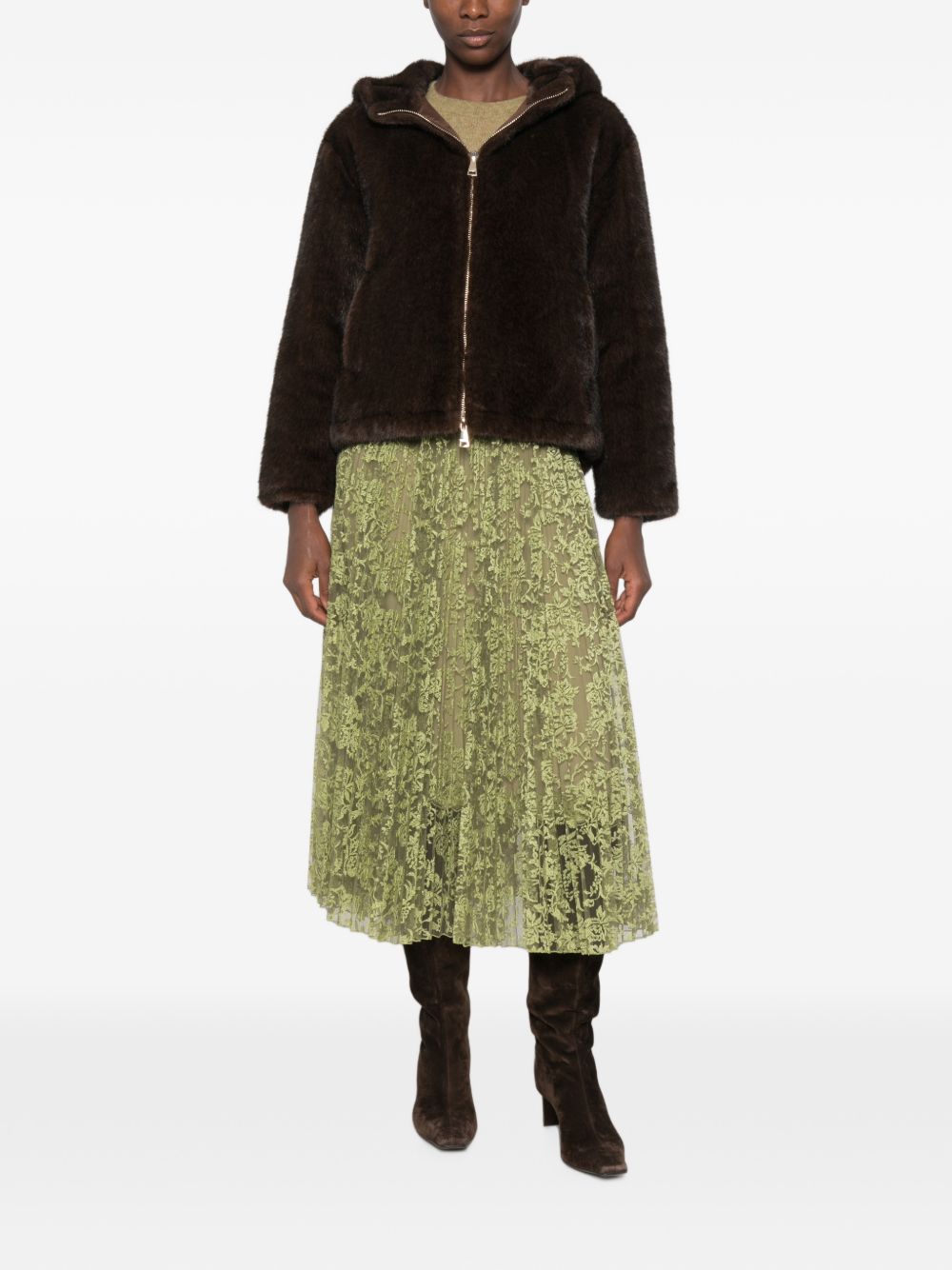 ERMANNO FIRENZE Coats BROWN