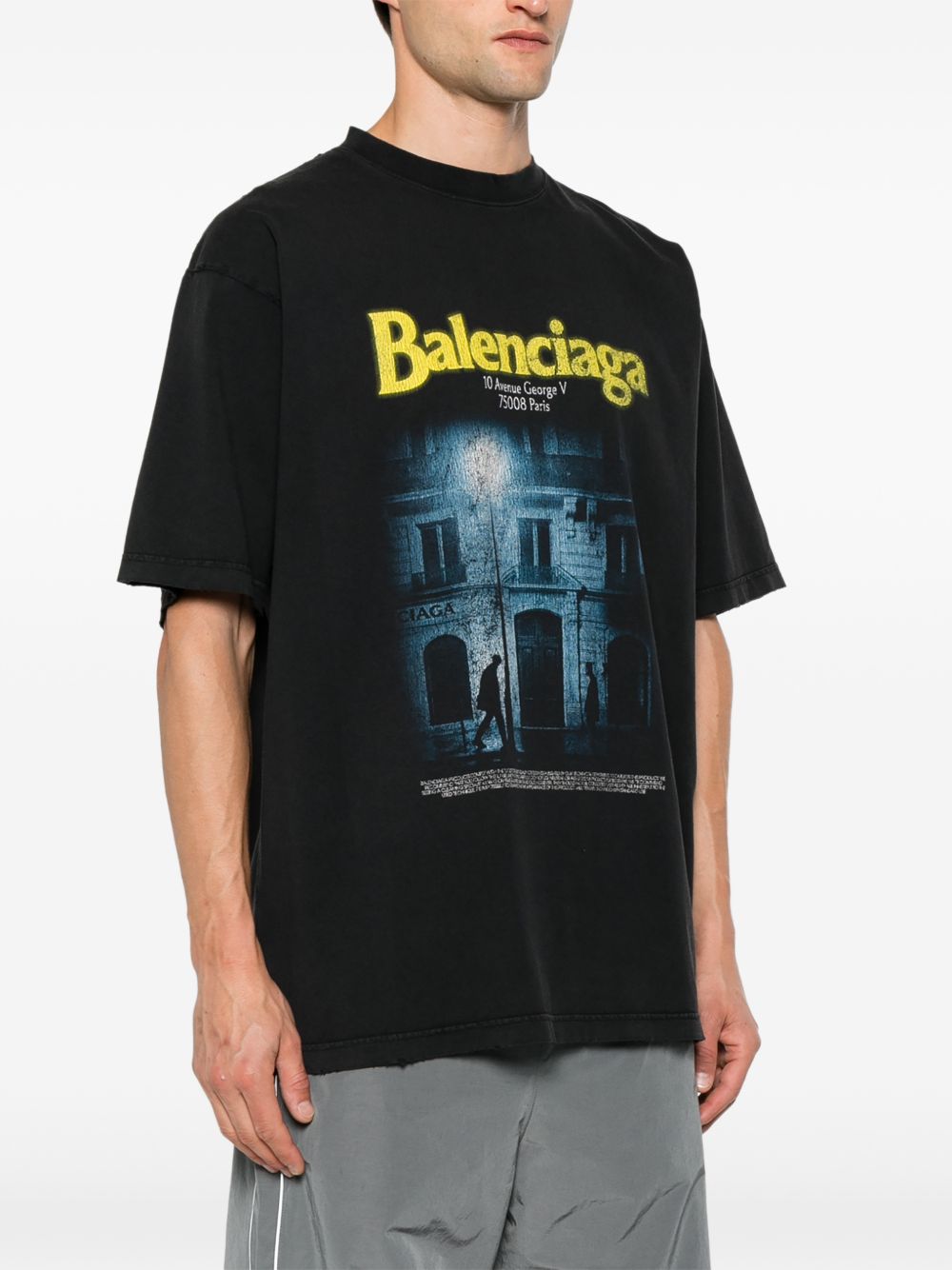 Balenciaga T-shirts and Polos BLACK