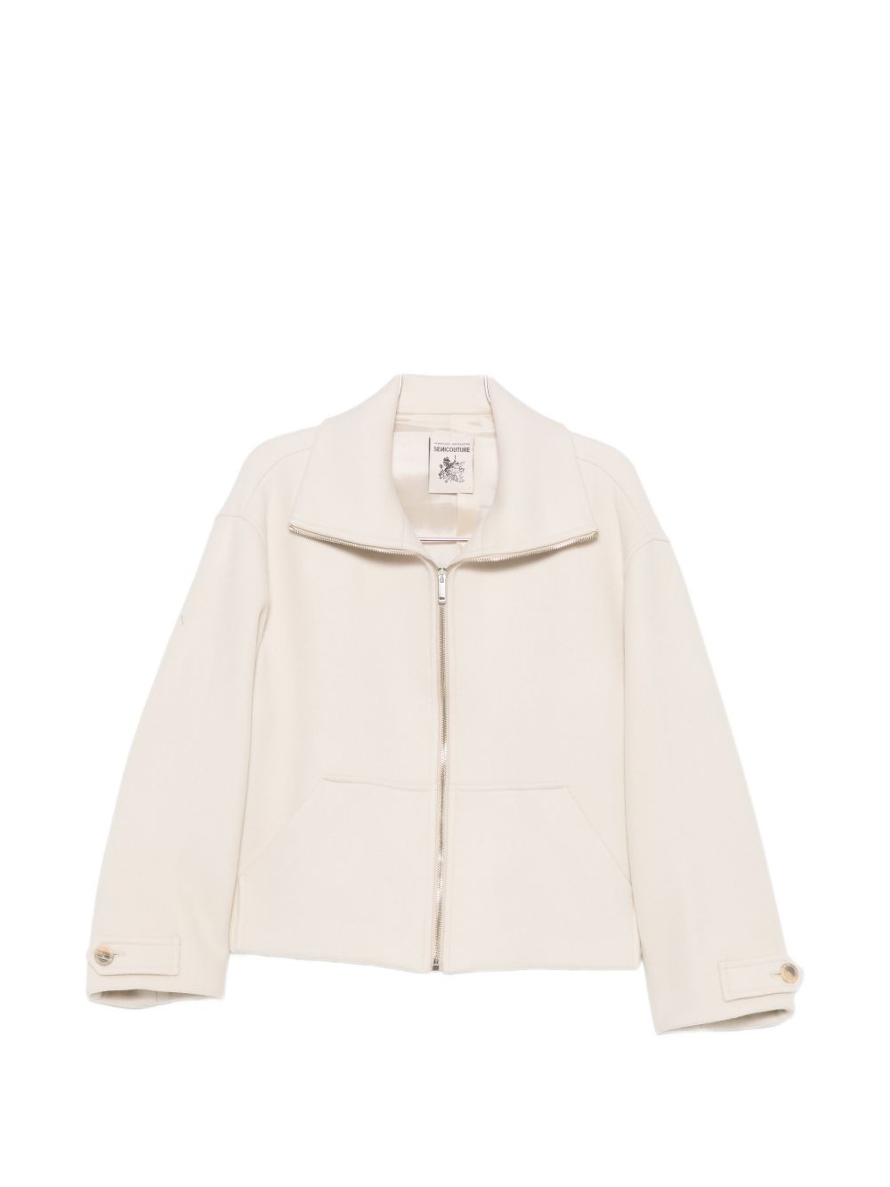 Semicouture Coats BEIGE