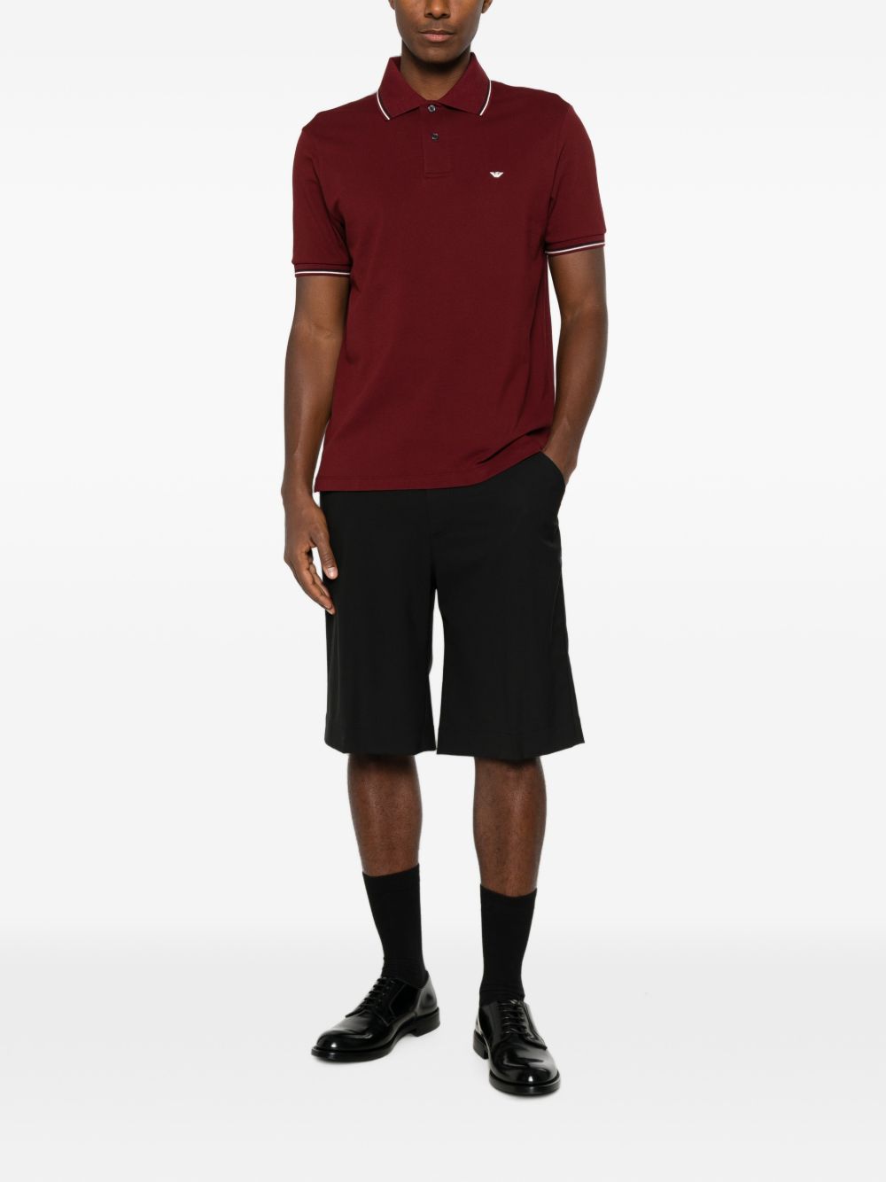 Emporio Armani T-shirts and Polos BORDEAUX