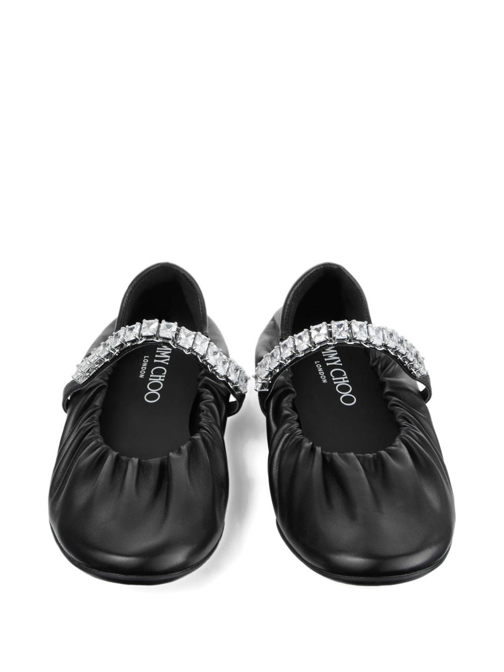 JIMMY CHOO Flat shoes BLACK