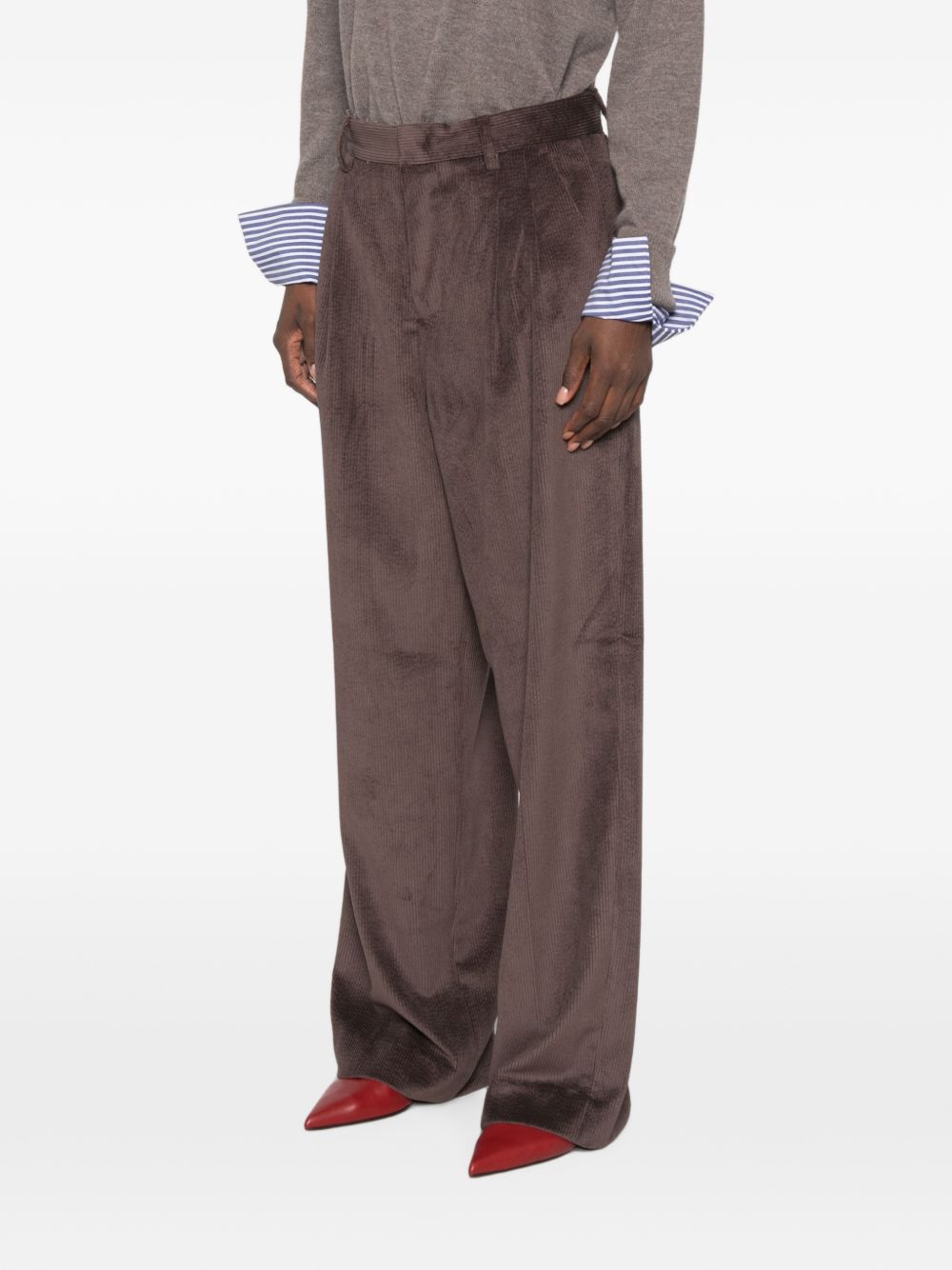 WHITE SAND Trousers BLACK