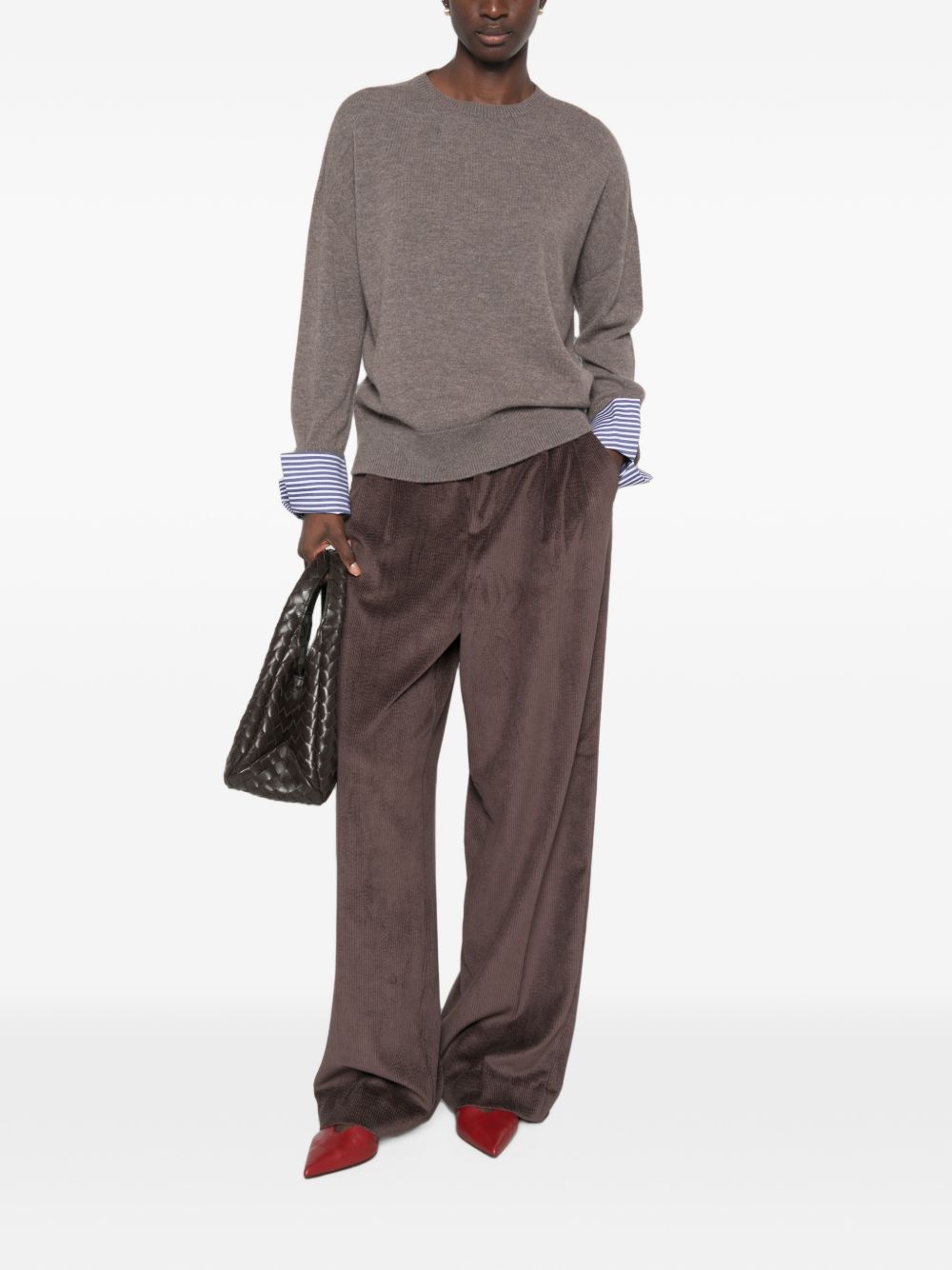 WHITE SAND Trousers BLACK