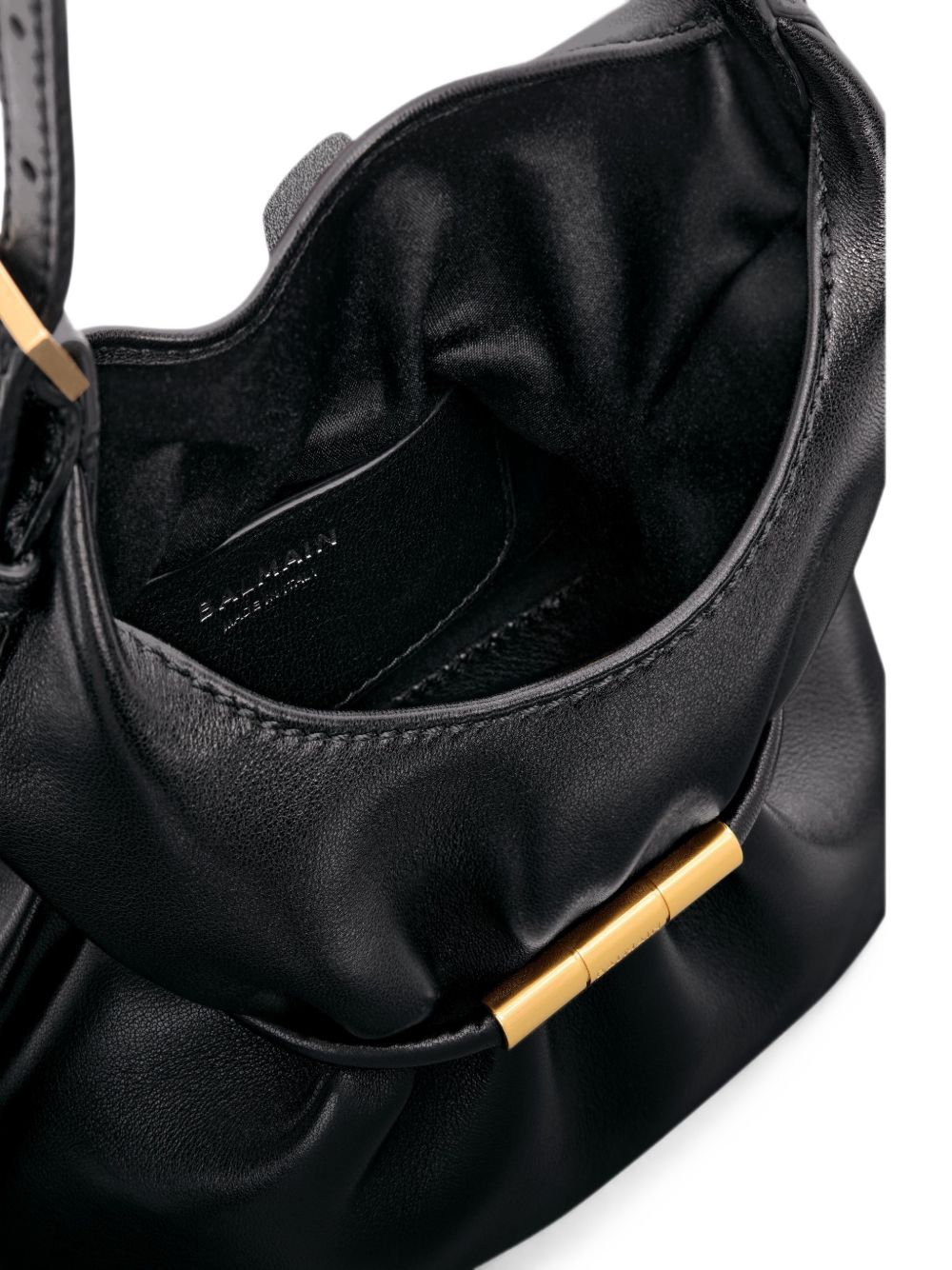 Balmain Draped Drawstring Bag