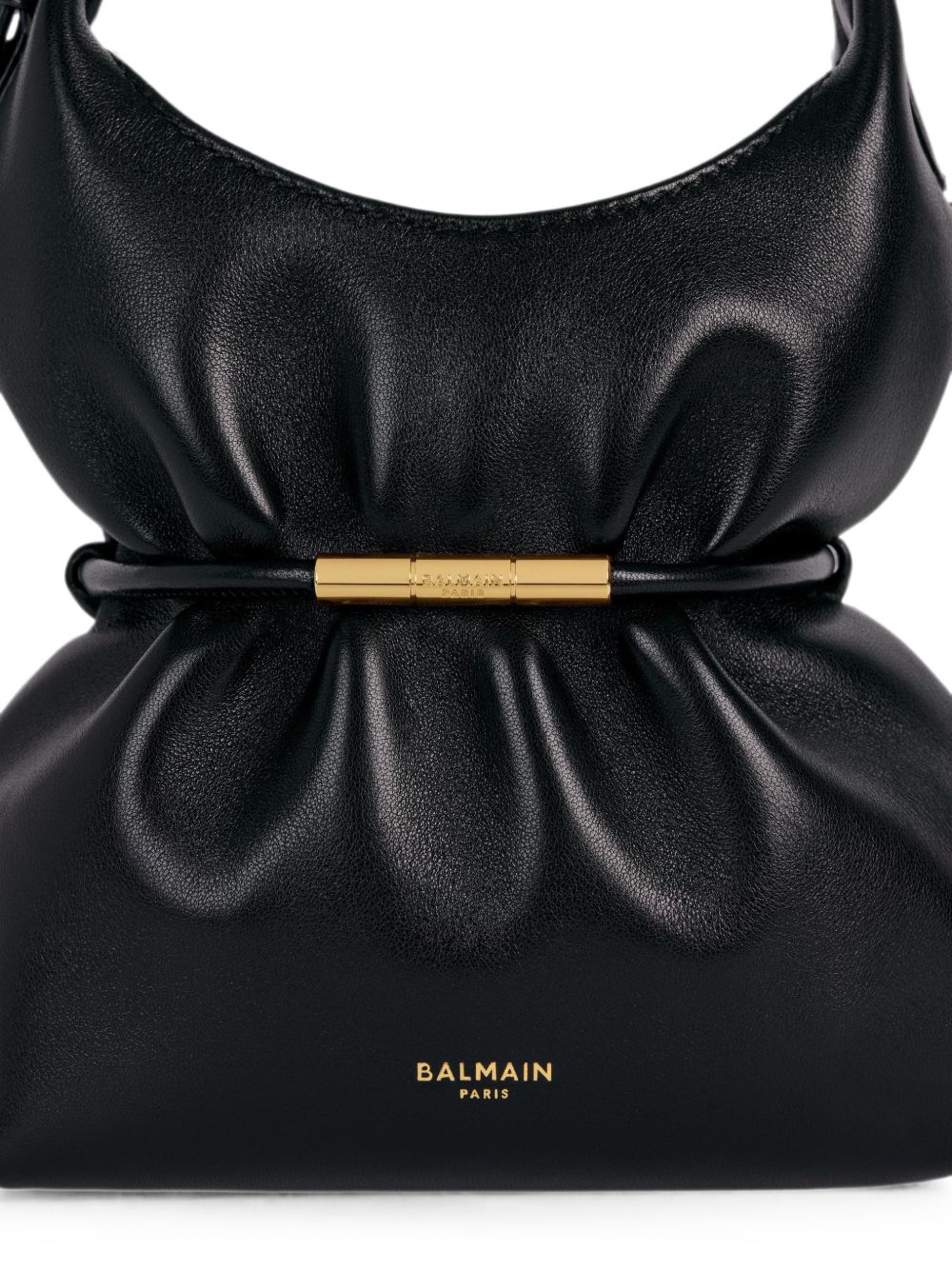 Balmain Draped Drawstring Bag
