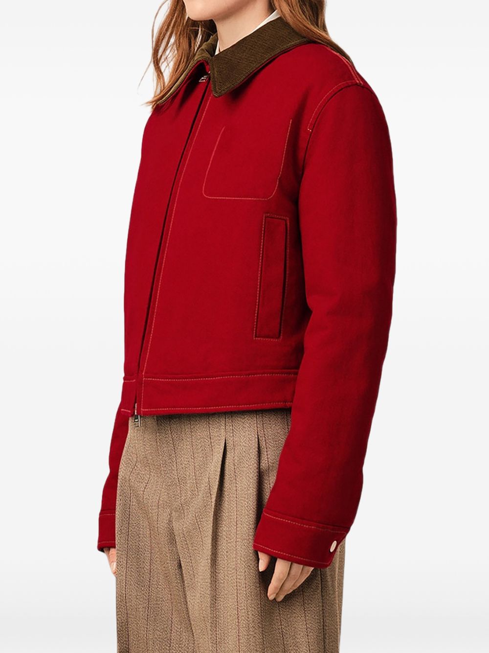 AMI PARIS Coats RED
