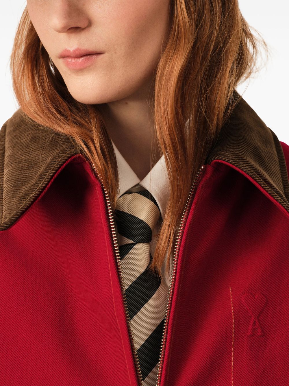 AMI PARIS Coats RED