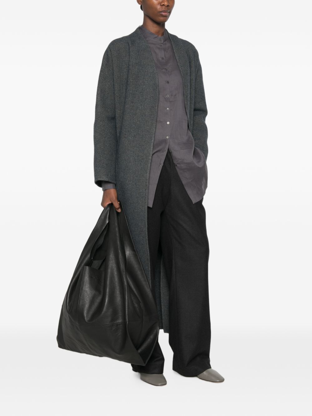 Cortana Slouchy Leather Tote