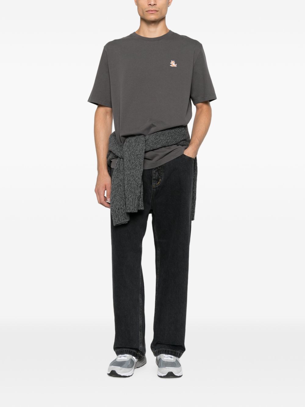 Maison Kitsuné MAISON KITSUNE'' T-shirts and Polos DARK GREY