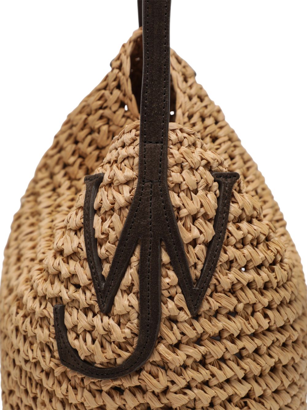 032C JW Anderson Anchor Logo Raffia Tote
