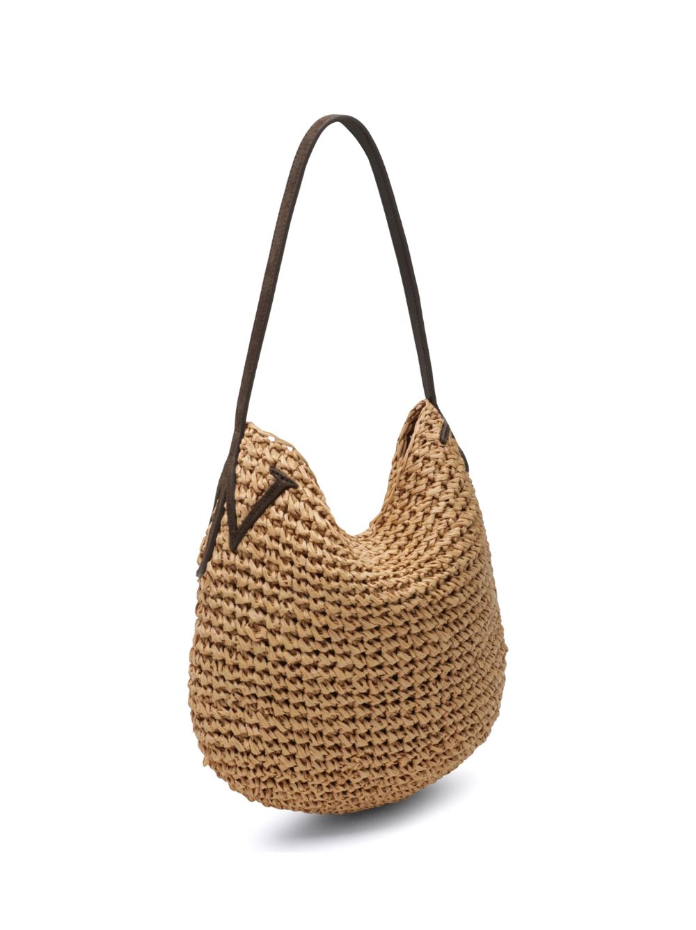032C JW Anderson Anchor Logo Raffia Tote