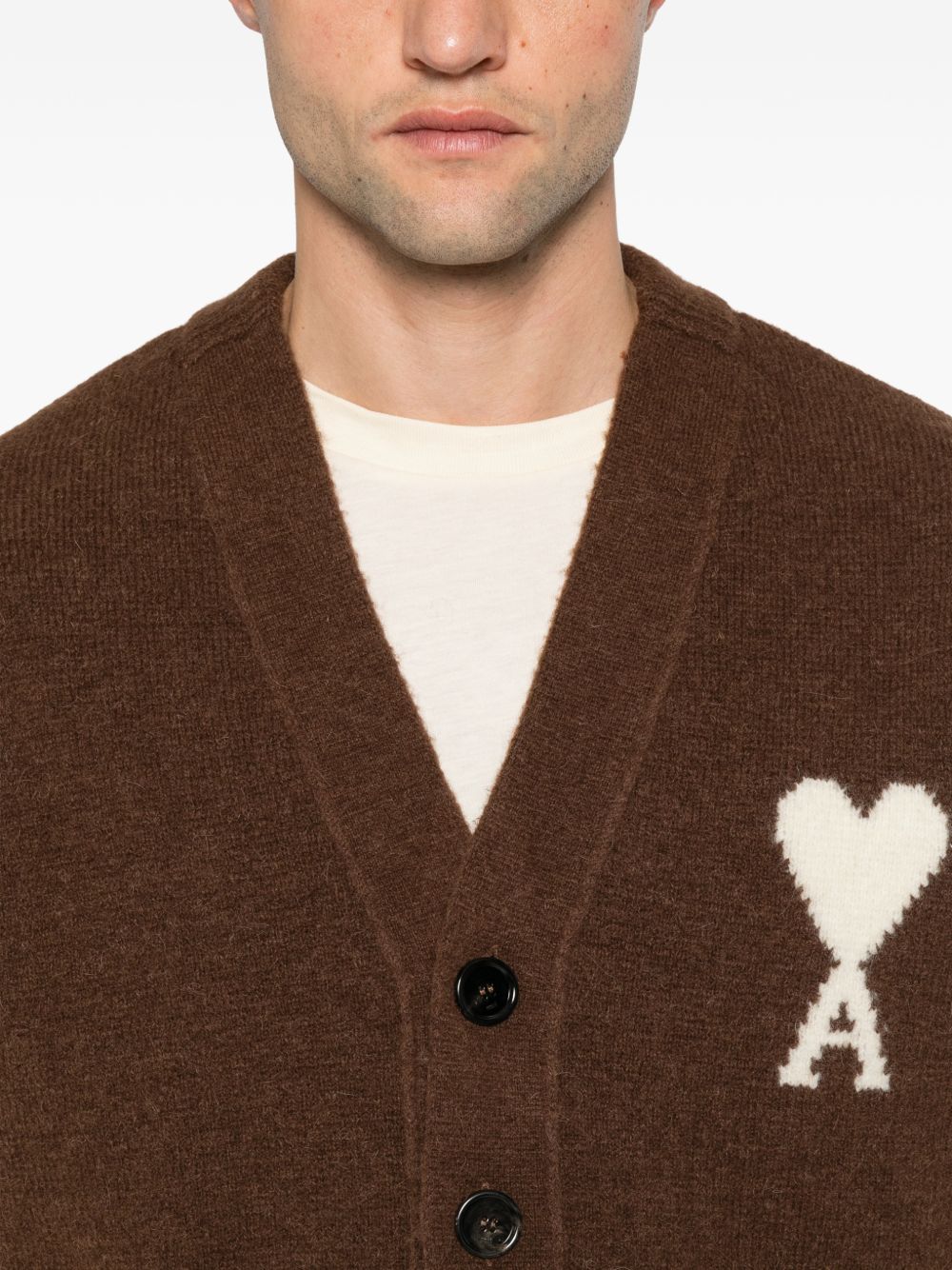 AMI PARIS Sweaters BROWN