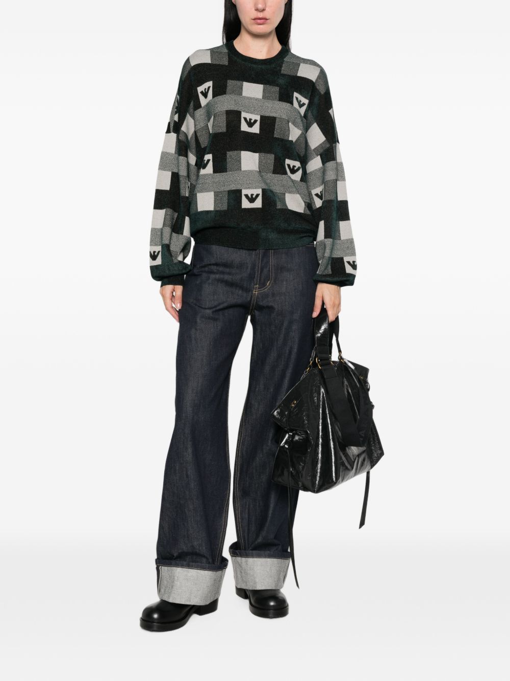 Emporio Armani Sweaters GREY