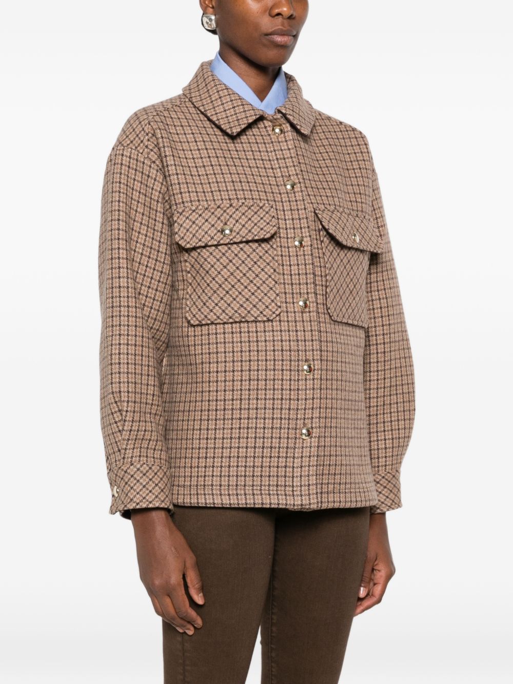 SOSUE Jackets BROWN