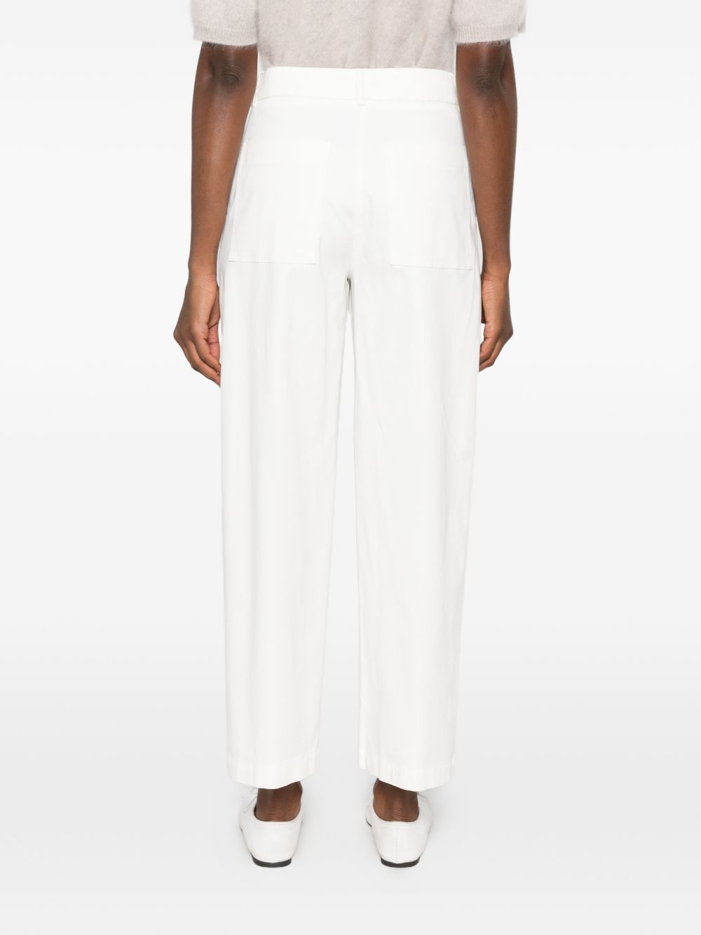 VIA MASINI 80 Trousers WHITE
