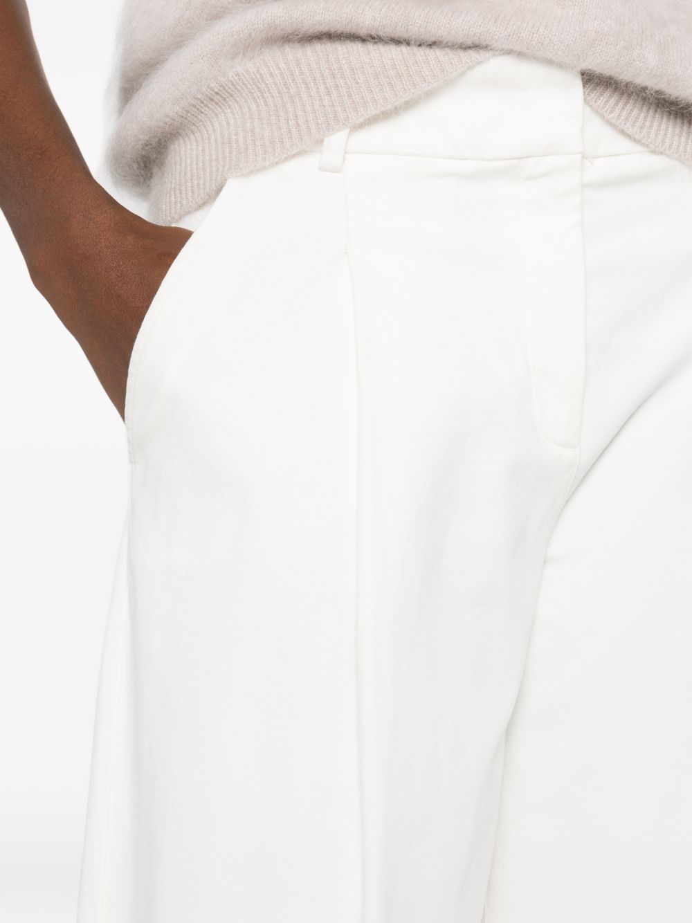 VIA MASINI 80 Trousers WHITE