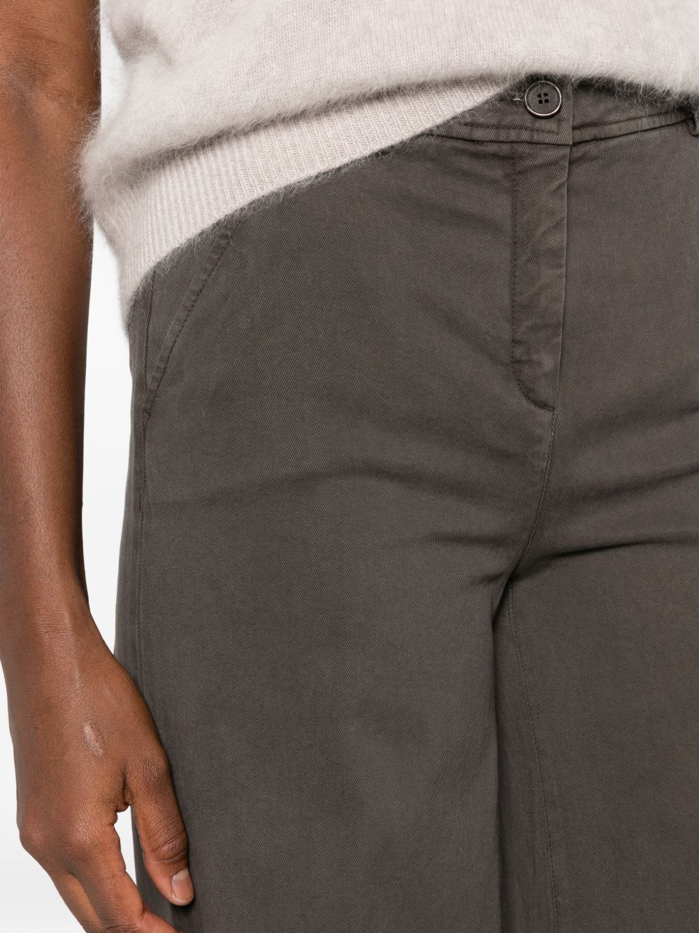 VIA MASINI 80 Trousers BROWN