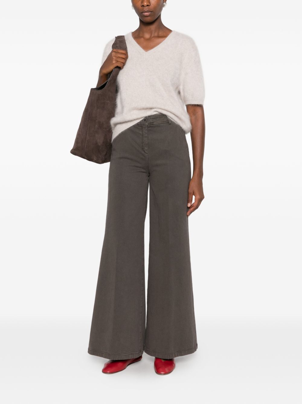 VIA MASINI 80 Trousers BROWN
