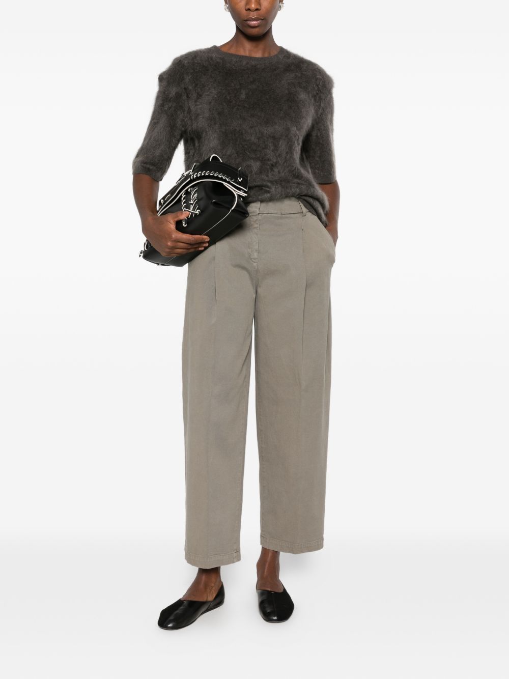 VIA MASINI 80 Trousers GREEN