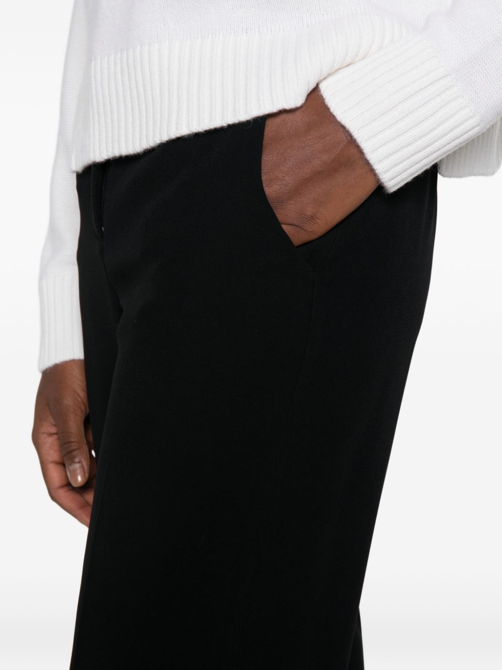 VIA MASINI 80 Trousers BLACK