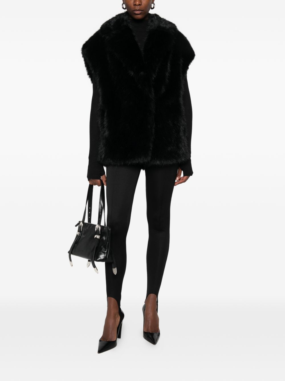 STAND STUDIO Coats BLACK