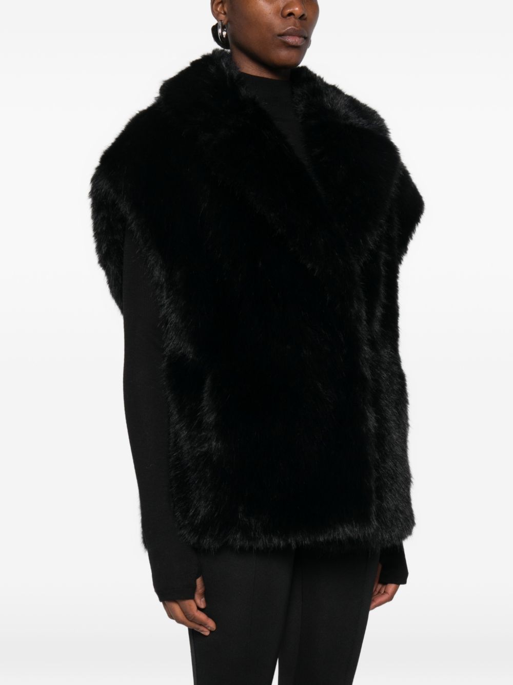 STAND STUDIO Coats BLACK