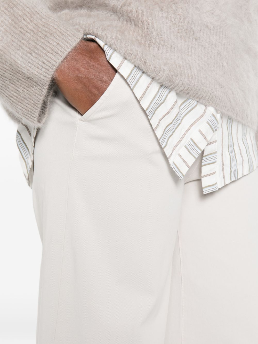 VIA MASINI 80 Trousers WHITE