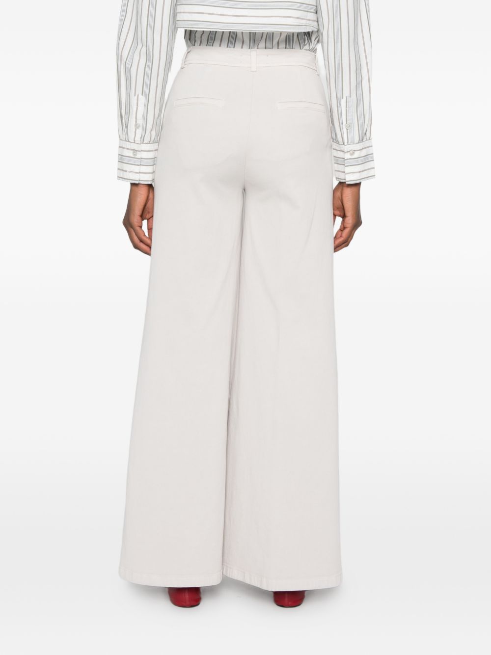 VIA MASINI 80 Trousers WHITE